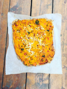 Rýchla zeleninová pizza (bez kysnutia)