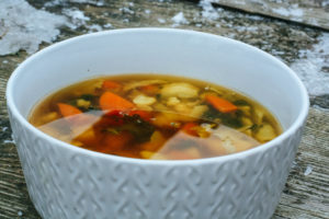 Zeleninová miso polievka