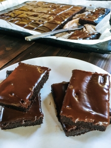 Cviklový brownies s čokoládovou polevou
