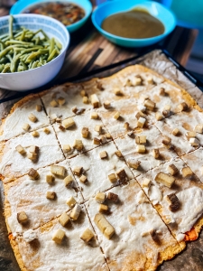 Cesto na pizzu zo sladkých zemiakov (bezlepkové)