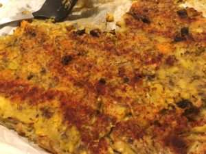 Bezlepkový vegan quiche