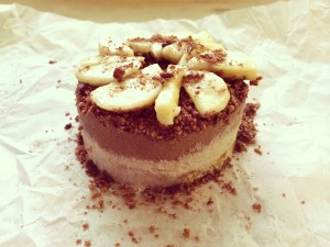 Čokoládovo-banánová torta